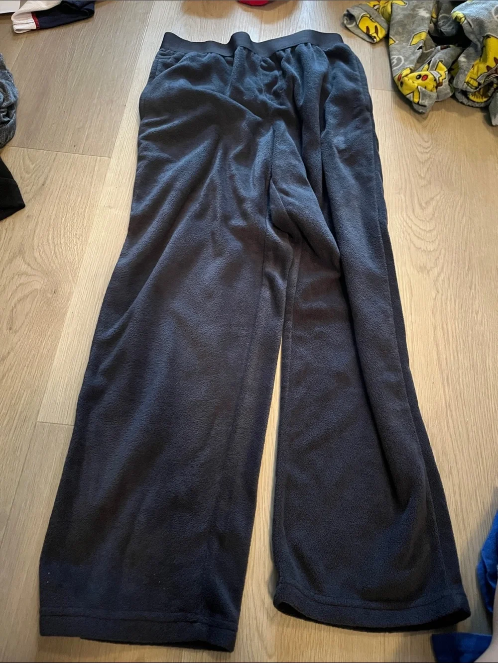 Kids dark grey/black Fleece Sweatpants - Comfortable Joggers